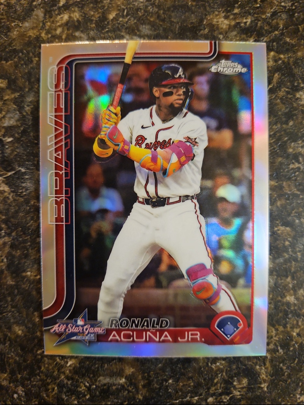 2025 Acuña Jr. Topps Chrome ALL STAR GAME Refractor SP Parallel